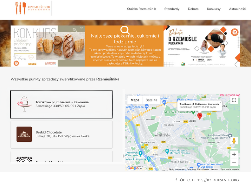 strona Stowarzyszenia Rzemieślnik